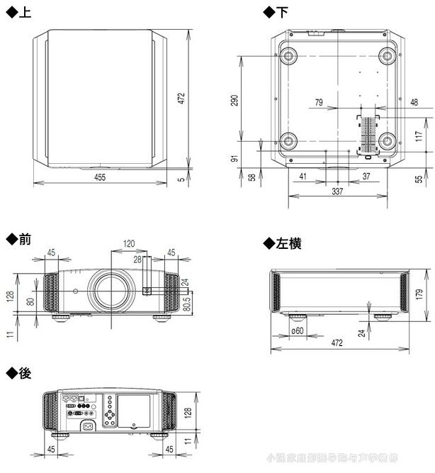 JVC DLA-XC7800RBͶӰߴ