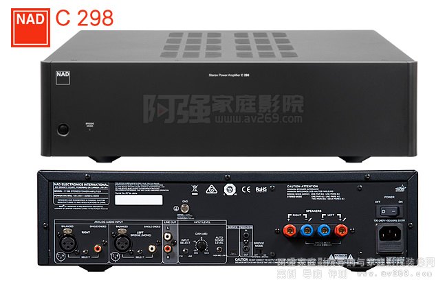 NAD C298wţ185W620W󼉹ŽB